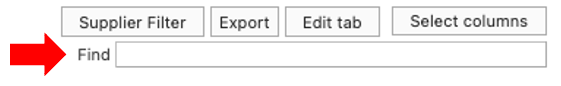 technical file search bar